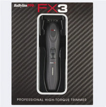 Load image into Gallery viewer, BaByliss Pro FX3 Black High-Torque Trimmer i’m