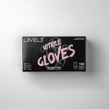 L3VEL3 Professional Nitrile Gloves (Pearl Pink)
