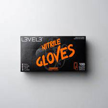 Load image into Gallery viewer, L3VEL3 Professional Nitrile Gloves (Orange)
